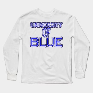 University Of Blue Long Sleeve T-Shirt